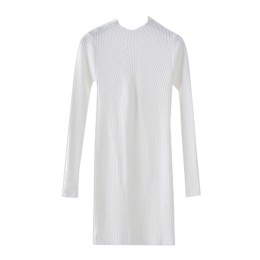SKSW017 Manufactured long sweater women's dress Over the knee half-high collar sweater skirt Sleeveless knit / bottom skirt sweater skirt supplier SKSW017 Manufactured long sweater women's dress Over the knee half-high collar sweater skirt Sleeveless knit / bottom skirt sweater skirt supplier